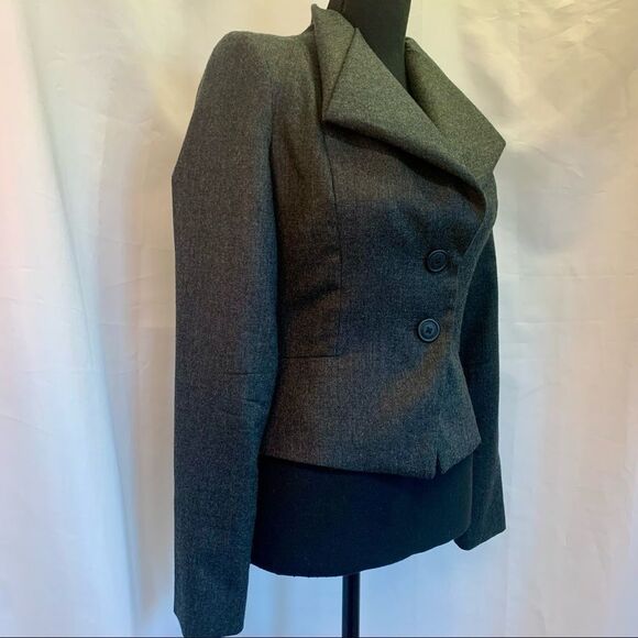 Vivian Westwood Anglomania dark gray wool designer blazer size 40 - Picture 5 of 14